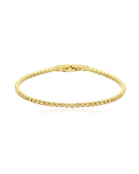 PULSERA TENIS CHAMPAGNE